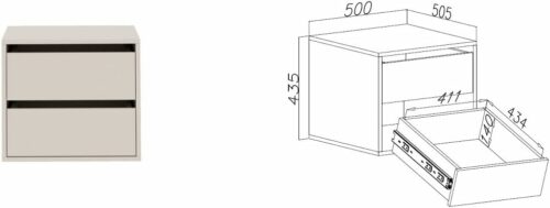 41MepqGCtAL._AC_SL1402_ Kleiderschrank 320 cm TRES B - großes offenes Schranksystem ohne Türen mit Schubladen & Kleiderstangen Cashmere