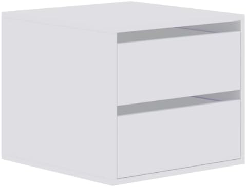 Kleiderschrank 320 cm TRES B - großes offenes Schranksystem ohne Türen mit Schubladen & Kleiderstangen WEIß