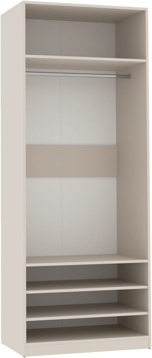 51HJSxjJl2L._AC_SL1500_ Kleiderschrank 320 cm TRES B - großes offenes Schranksystem ohne Türen mit Schubladen & Kleiderstangen Cashmere