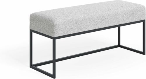 615EiCF5W2L._AC_SL1500_ Moder Moderne gepolsterte Sitzbank mit stabilem Metallgestell – ideal für Flur, Schlafzimmer, Wohnzimmer oder Ankleidezimmer. 80 cm